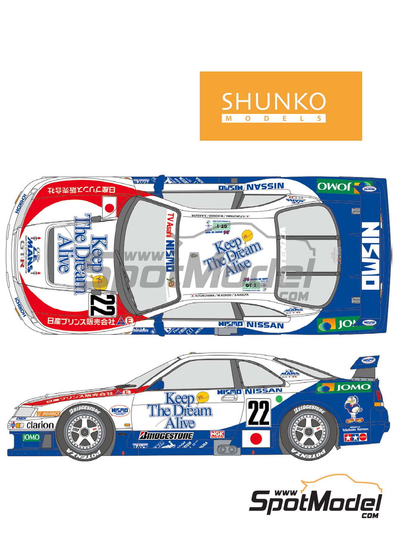 Shunko Models SHK-D496: Marking / livery 1/24 scale - Nissan